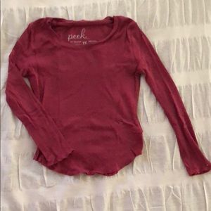 Peek girls XS long sleeved shirt